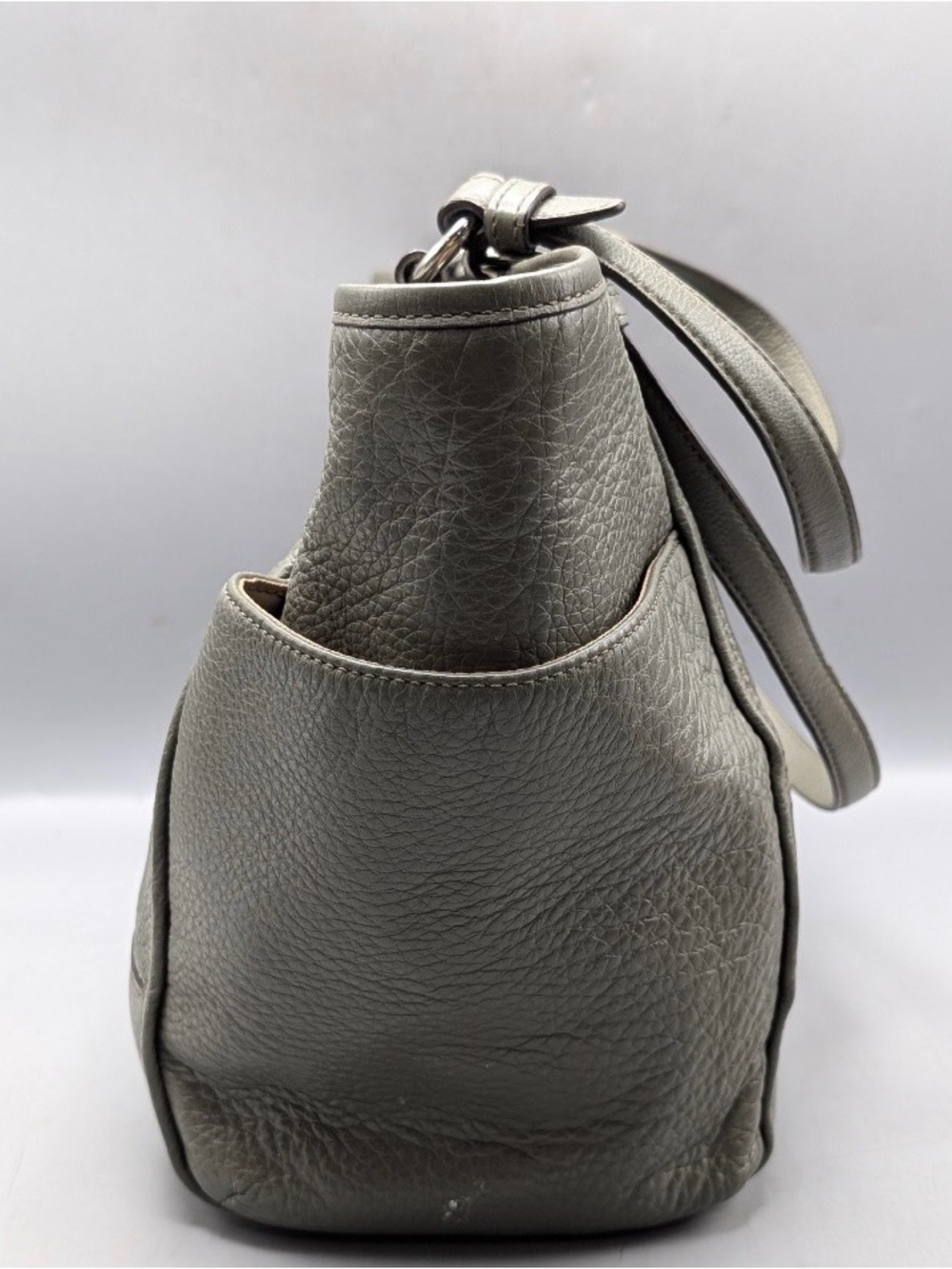 Coach Madison 15960 olive green Pebbled Leather tote shoulder bag - Picture 2 of 8